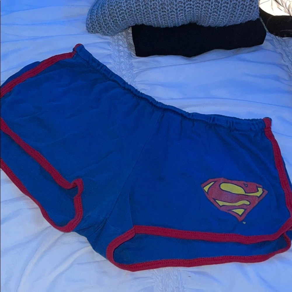 Superman shortie shorts